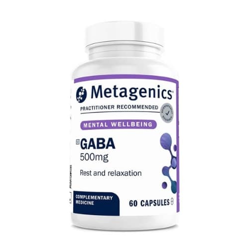 Metagenics GABA 500mg 60 Capsules