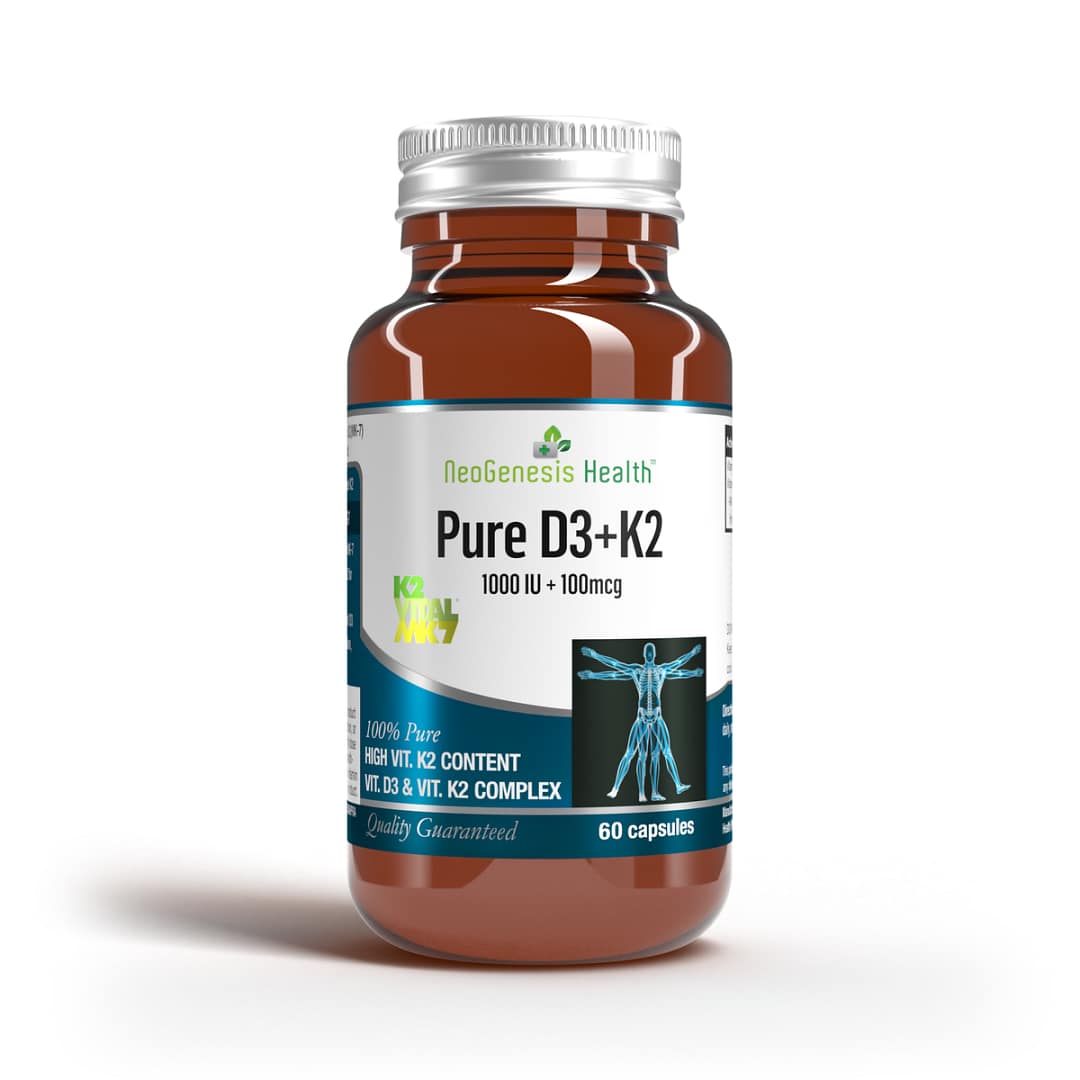 Neogenesis Pure D3 & K2 Forte 60 Capsules