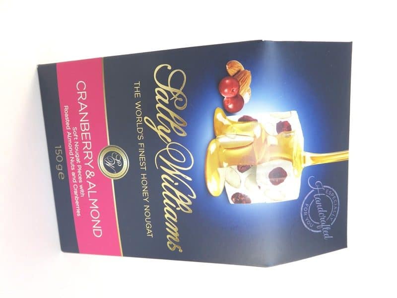 Sally Williams Nougat Cranberry 150g